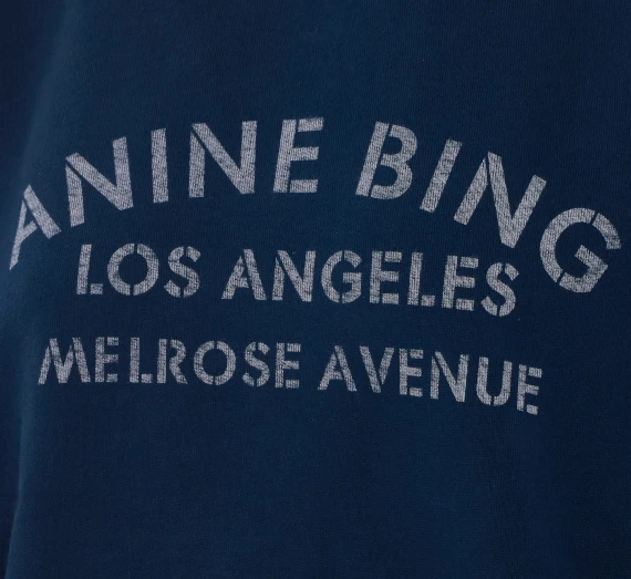Harvey navy hoodie ANINE BING