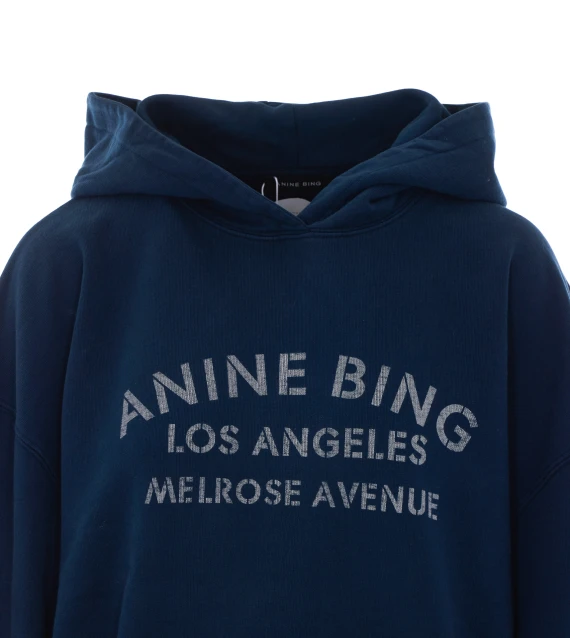 Harvey navy hoodie ANINE BING