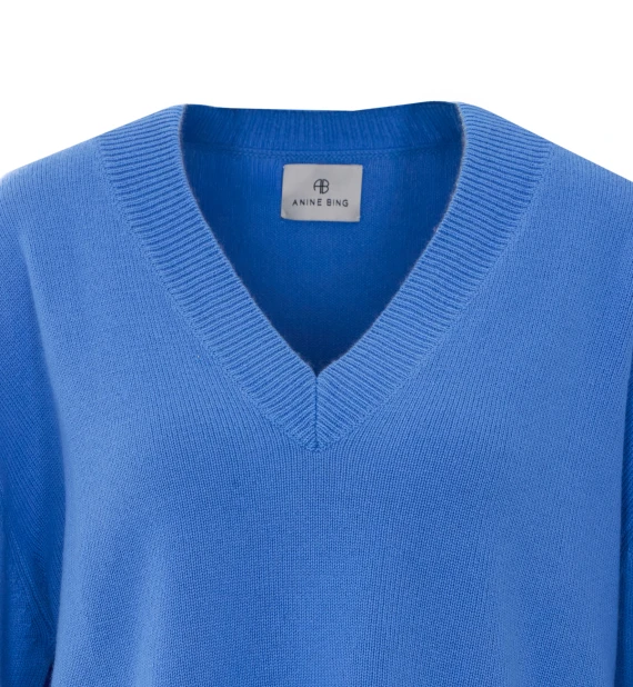Blue cashmere sweater ANINE BING