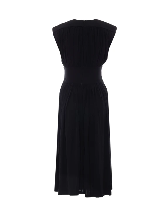 Fran black pleated dress ANINE BING