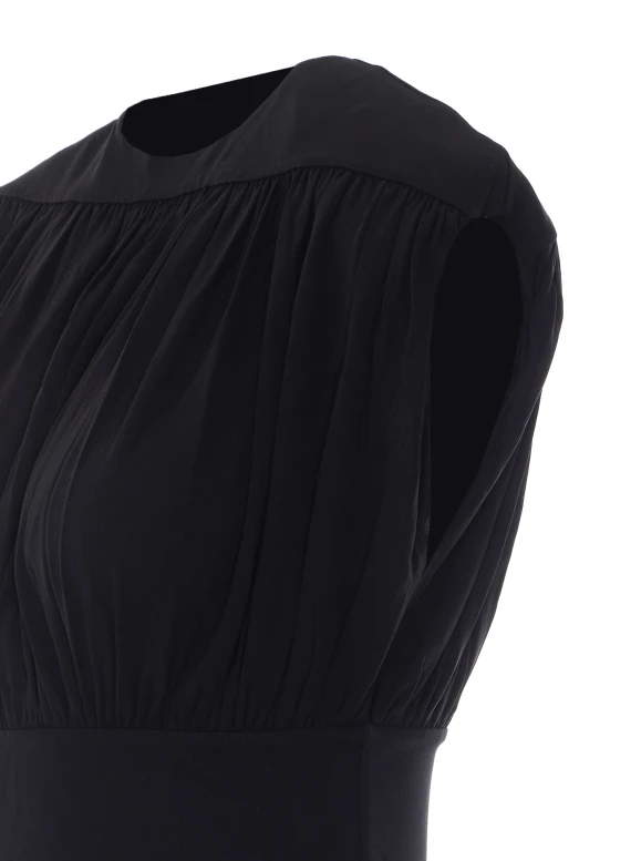 Fran black pleated dress ANINE BING