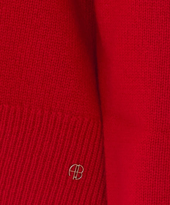 Lee red cashmere sweater ANINE BING