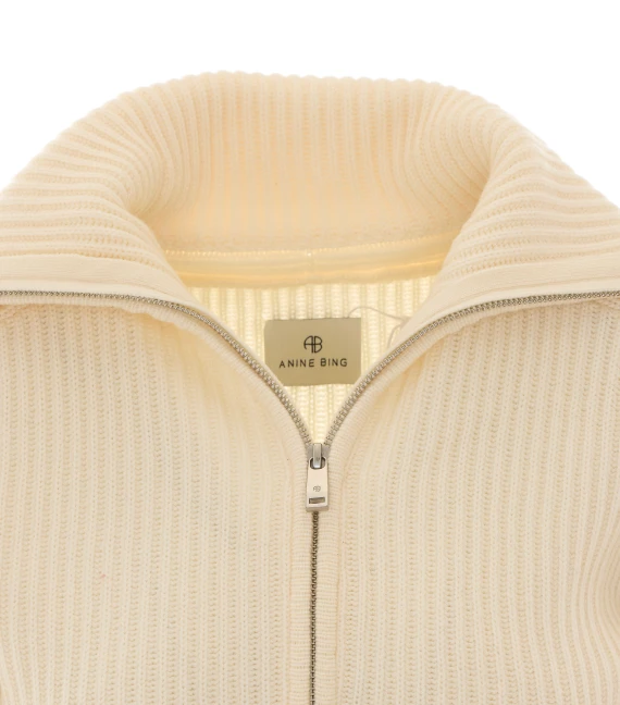 Ivory wool and cashmere June sweater ANINE BING