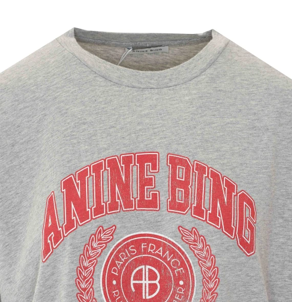 Grey Cade Collegiate T-Shirt ANINE BING
