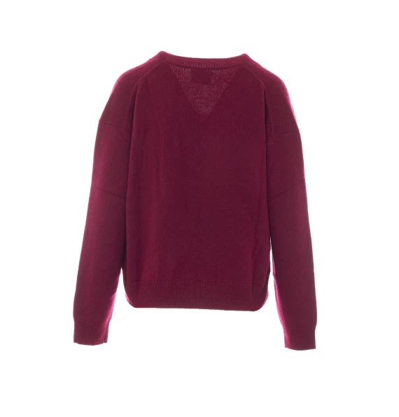 Burgundy cashmere Lee sweater ANINE BING