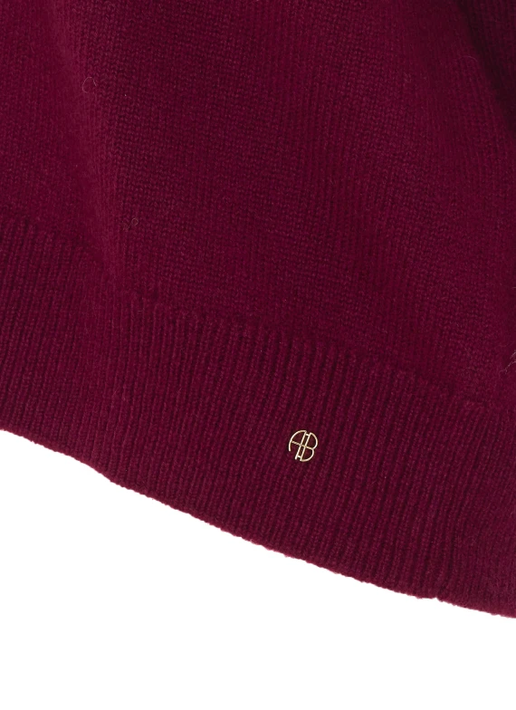 Burgundy cashmere Lee sweater ANINE BING