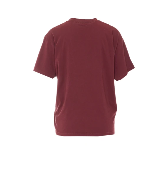 Cade Collegiate burgundy short-sleeve T-shirt ANINE BING