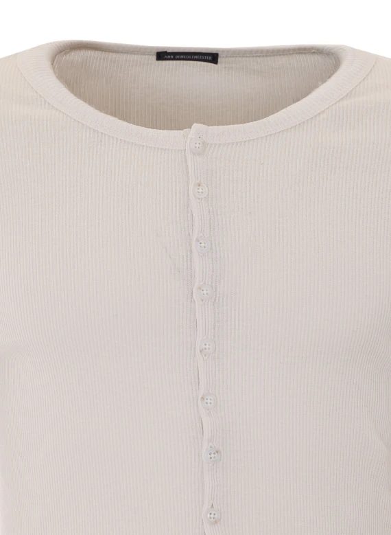 Hamar Wrinkled Long Sleeves Top Ann Demeulemeester