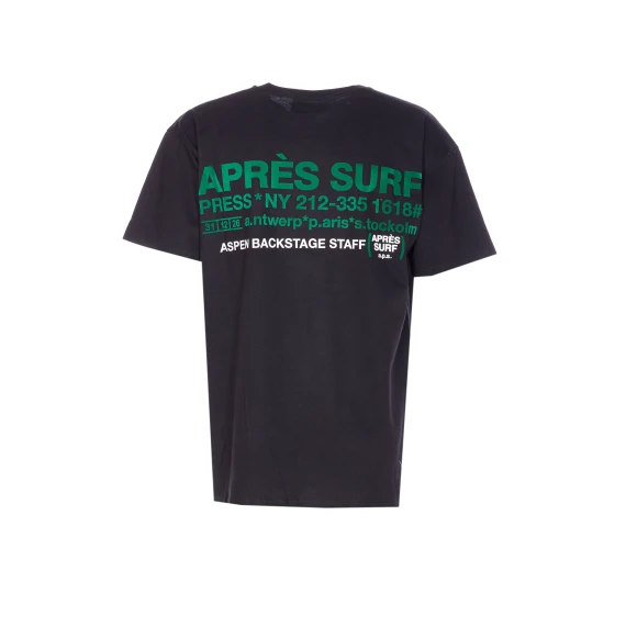 APRES SURF T-shirts and Polos Black