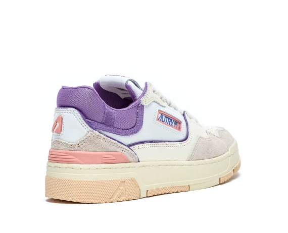 clc low wom mc12 multi/material/suede white/sand/dewberry