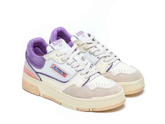 clc low wom mc12 multi/material/suede white/sand/dewberry