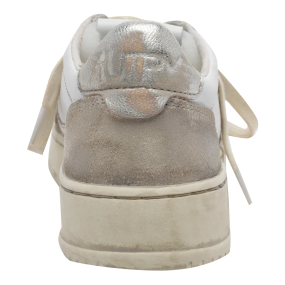Sneakers basse Super Vintage Medalist bianche e beige autry