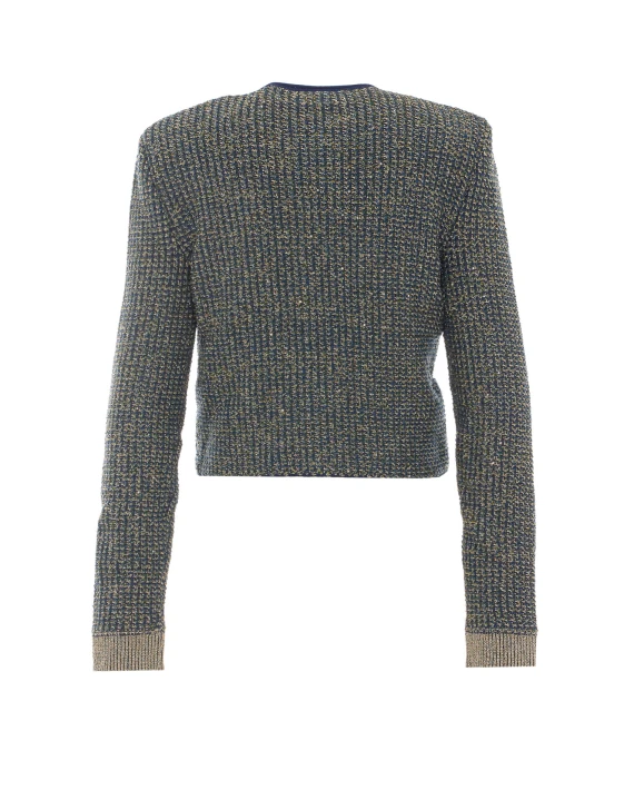 Glittered Tweed Cardigan Sweaters