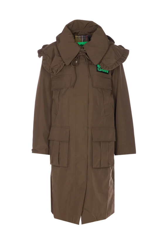 BARBOUR X GANNI Giacconi Verde