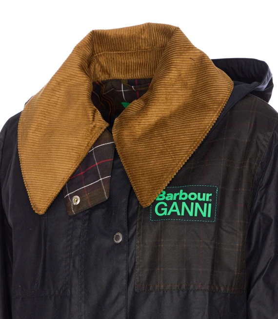 HOODED DUFFLE WAX JACKET