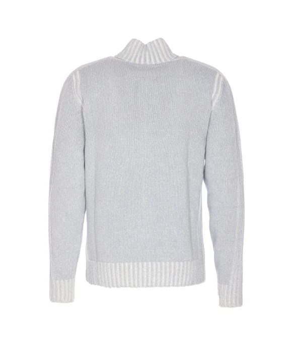 SEASONAL WATCH ZIPPED SWEATER