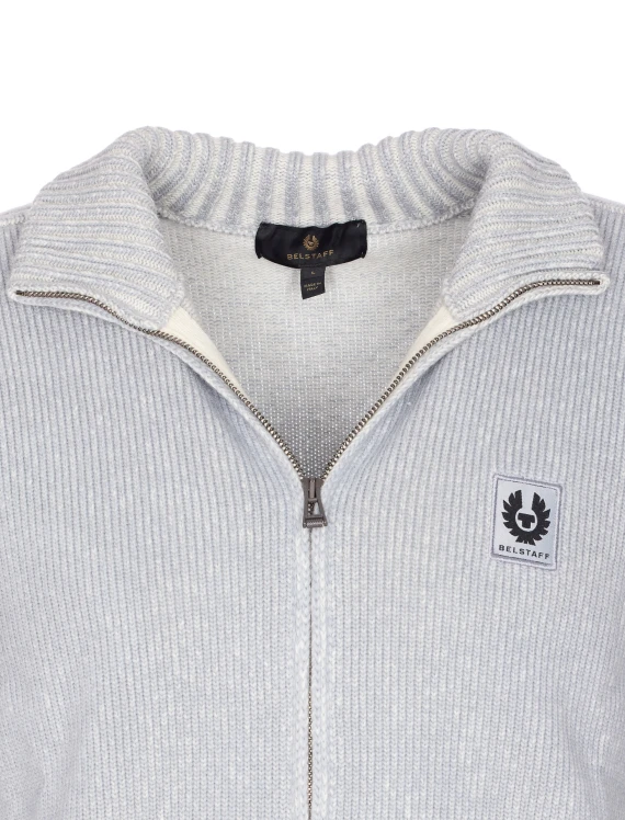 SEASONAL WATCH ZIPPED SWEATER