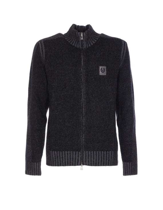 SEASONAL WATCH ZIPPED SWEATER