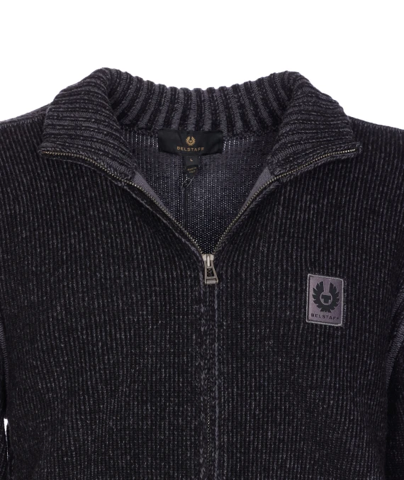 SEASONAL WATCH ZIPPED SWEATER