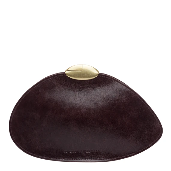Brown Belle de Jour Clutch Benedetta Bruzziches