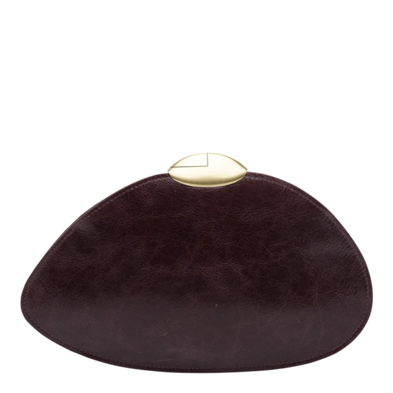 Brown Belle de Jour Clutch Benedetta Bruzziches