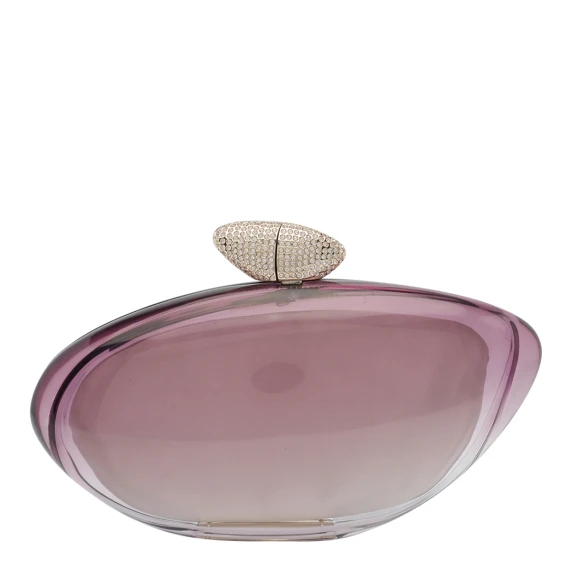 Armonia purple acrylic handbag Benedetta Bruzziches