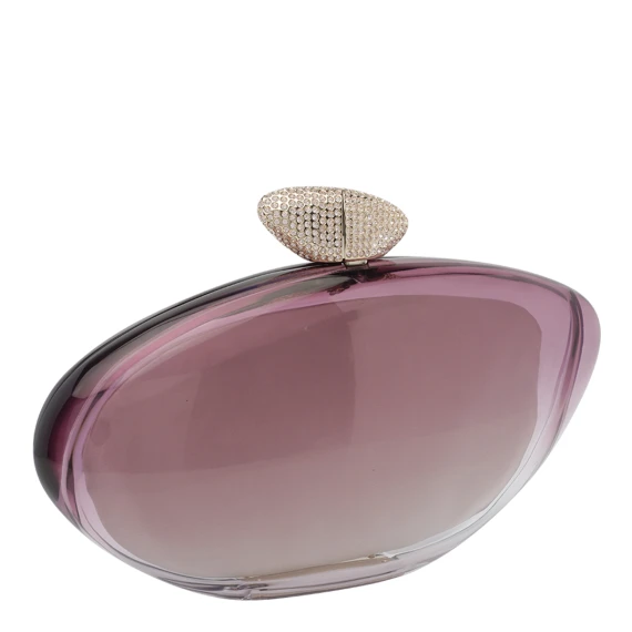 Armonia purple acrylic handbag Benedetta Bruzziches