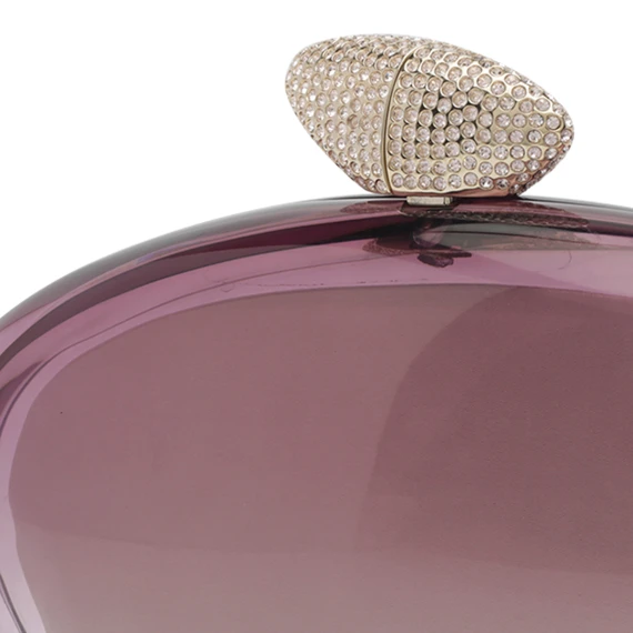 Armonia purple acrylic handbag Benedetta Bruzziches