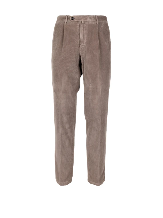 Taupe straight-leg trousers BRIGLIA 1949