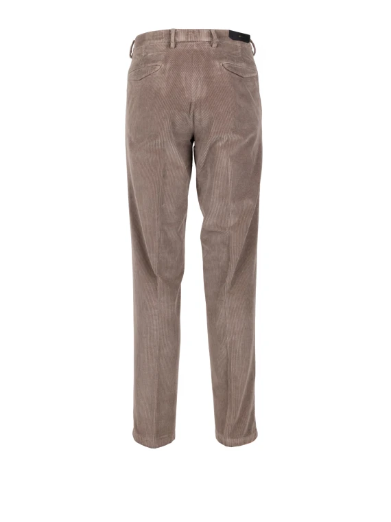 Taupe straight-leg trousers BRIGLIA 1949