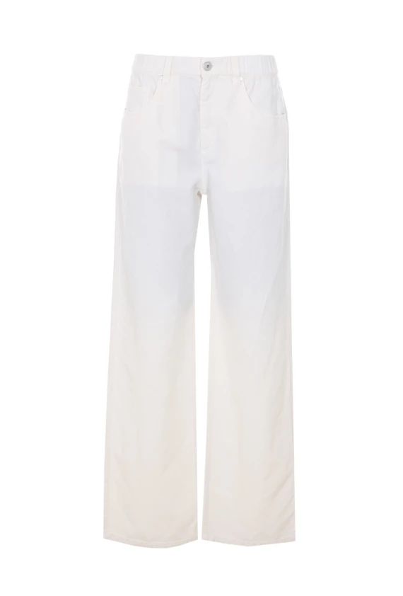 Brunello Cucinelli Pantaloni Bianco