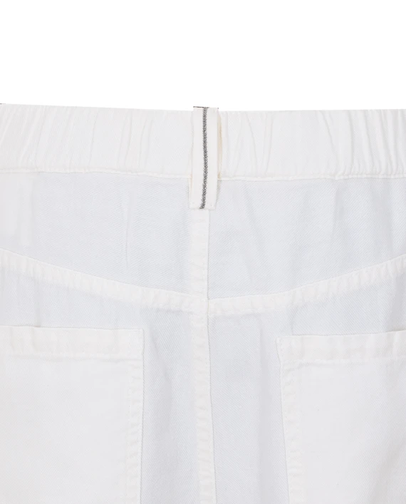 Brunello Cucinelli Pantaloni Bianco