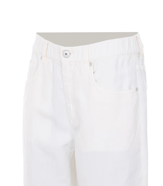 Brunello Cucinelli Pantaloni Bianco