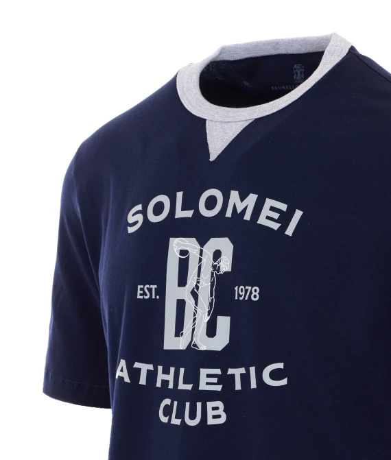 Brunello Cucinelli T-shirt e Polo Blue