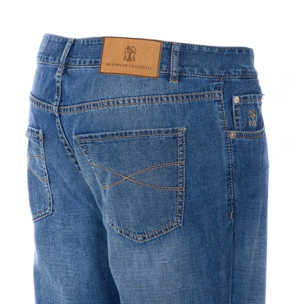 Brunello Cucinelli Pantaloni Blue
