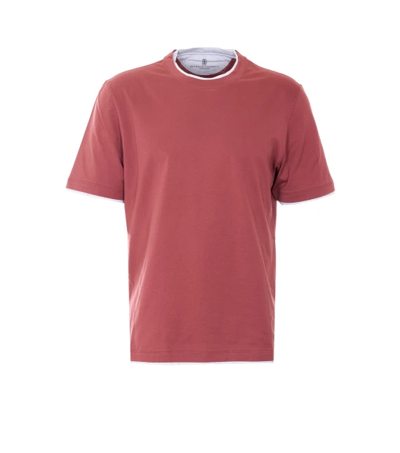 Brunello Cucinelli T-shirt e Polo Rosso