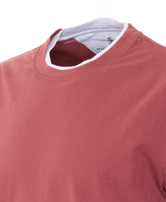 Brunello Cucinelli T-shirt e Polo Rosso