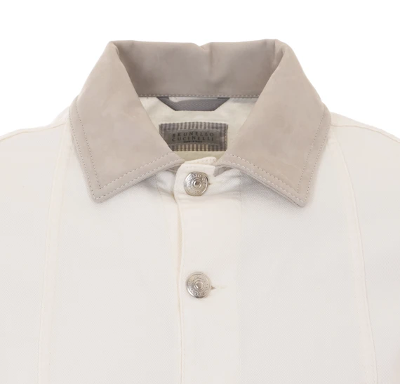 Brunello Cucinelli Giacconi Bianco