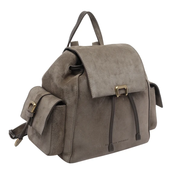 Suede Backpack