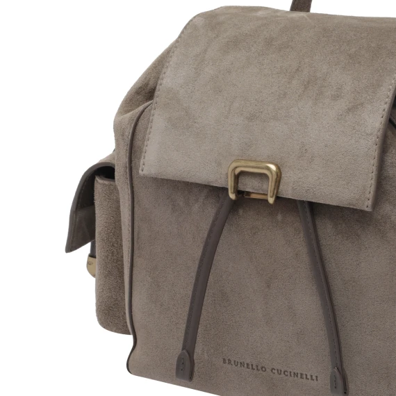 Suede Backpack