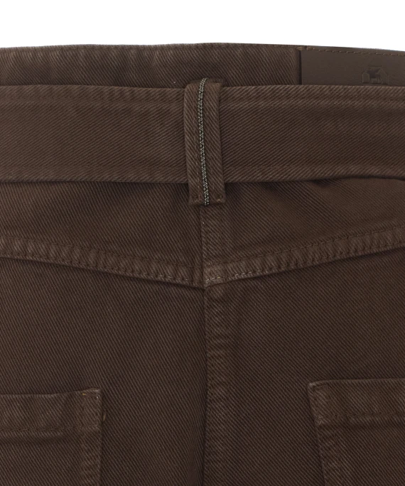 Belted Wide Jeans