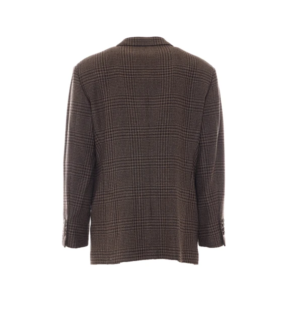 Tailored Prince of Wales Cashmere Jacket BRUNELLO CUCINELLI