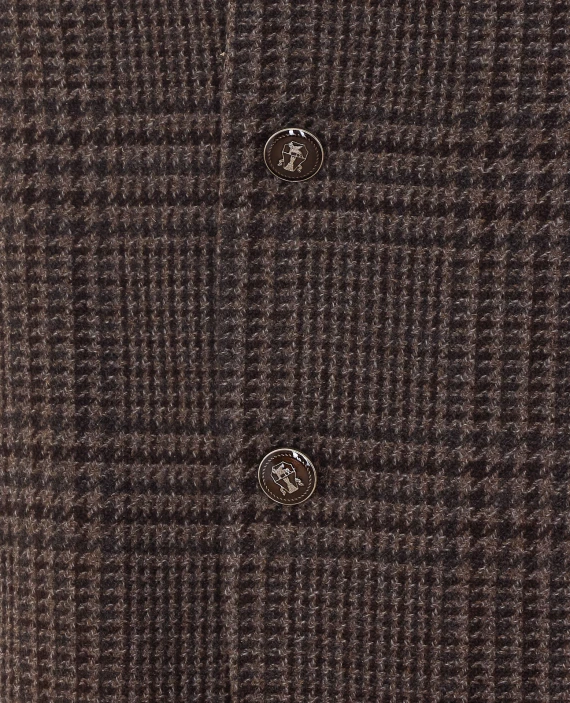 Tailored Prince of Wales Cashmere Jacket BRUNELLO CUCINELLI