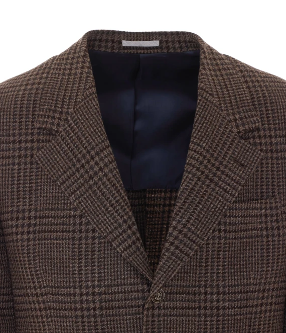 Tailored Prince of Wales Cashmere Jacket BRUNELLO CUCINELLI