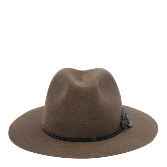 Cappello a secchiello marrone