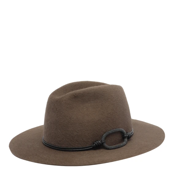 Brown bucket hat BRUNELLO CUCINELLI