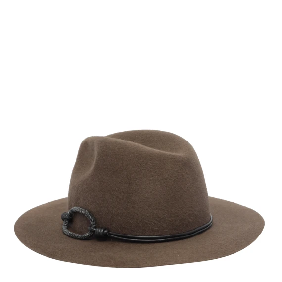 Brown bucket hat BRUNELLO CUCINELLI