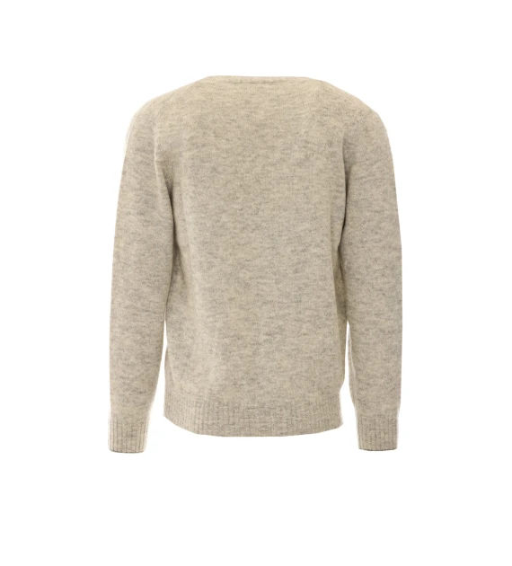 Beige knit cardigan BRUNELLO CUCINELLI