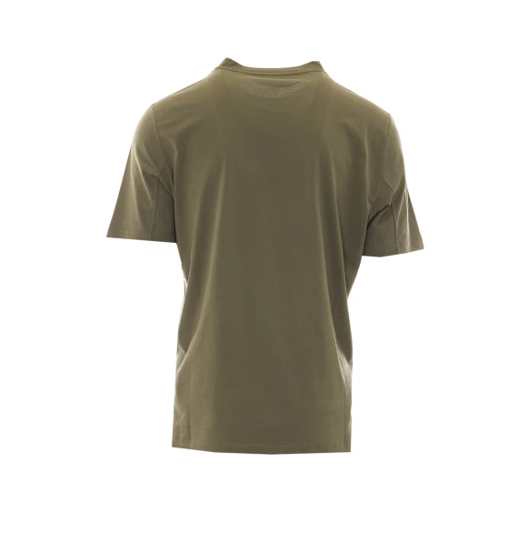 T-shirt verde oliva BRUNELLO CUCINELLI