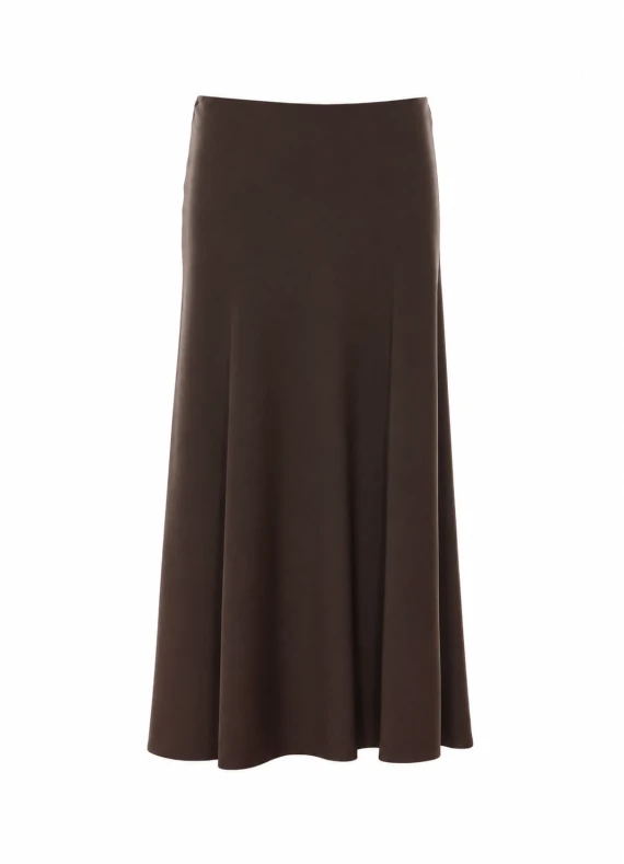 Brown Midi Skirt BRUNELLO CUCINELLI